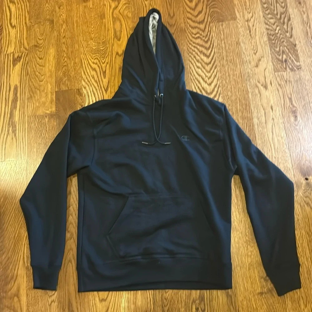 Men’s Champion Black C Logo Hoodie